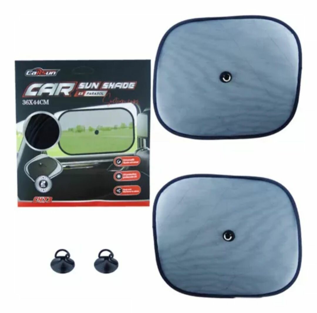 Paire de pare soleil pour vitres latérales