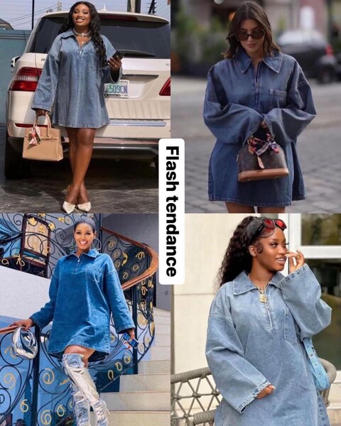 Robe jeans bien lourd