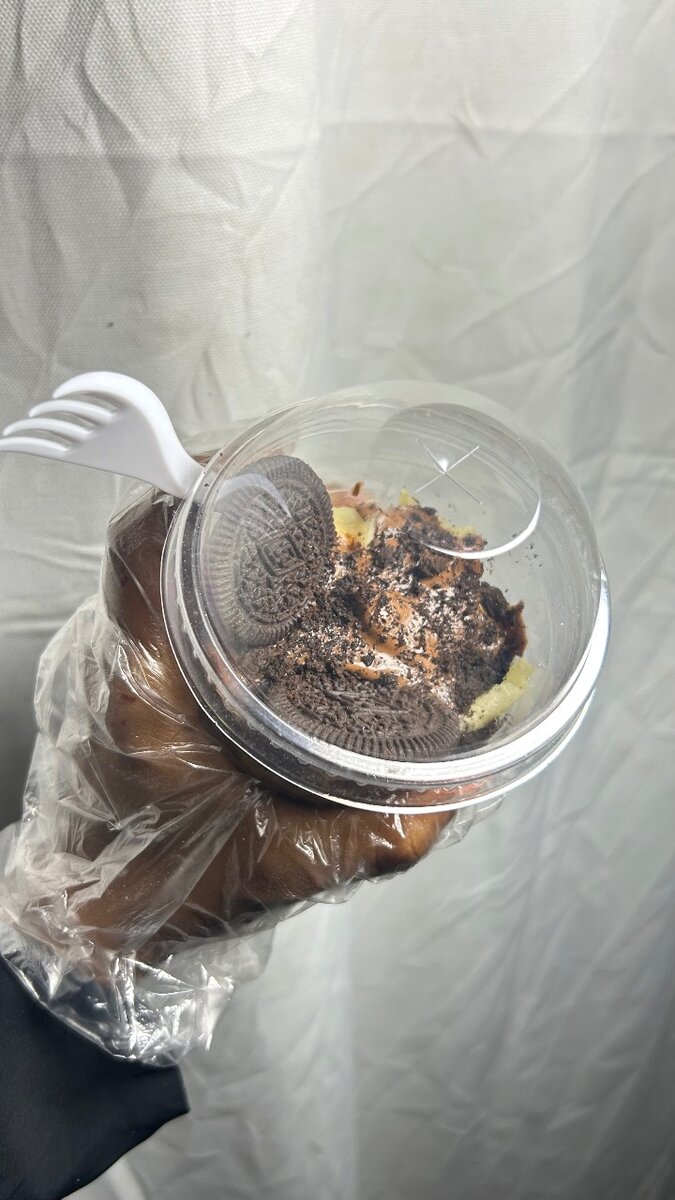 Cupcake en verre gourmand