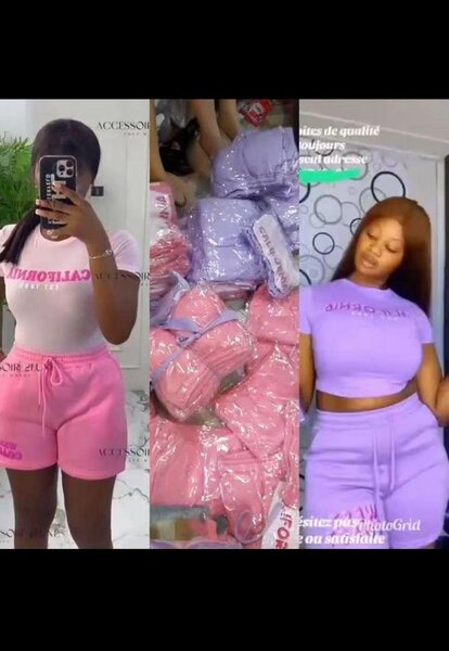 Ensemble survêtement femme violet