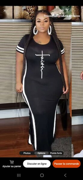 Robe longue casual femme