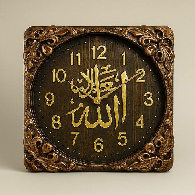 Horloge Murale Islamique