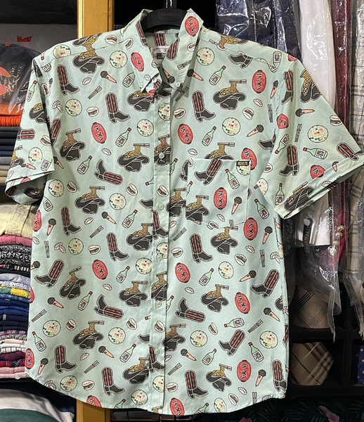 Mens Casual PRINT SHIRT