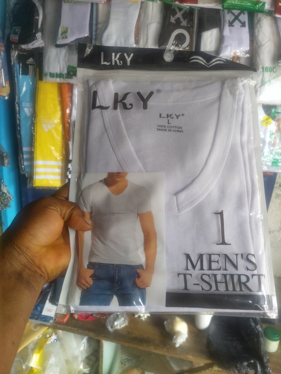 T-shirt blanc homme LKY