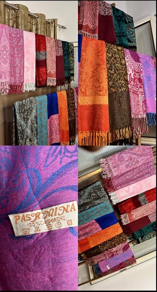 Écharpe Pashmina Colorée