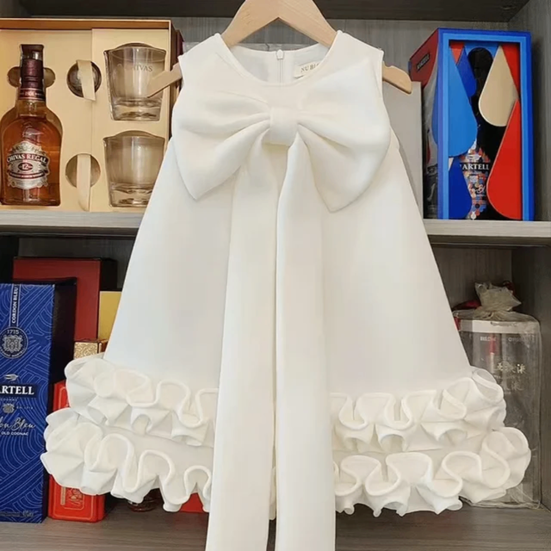 Robe de soirée fille en satin