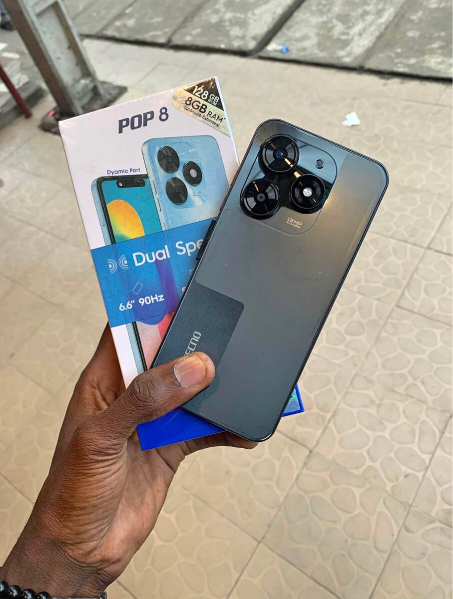 Smartphone POP 8 6.6'' 90Hz