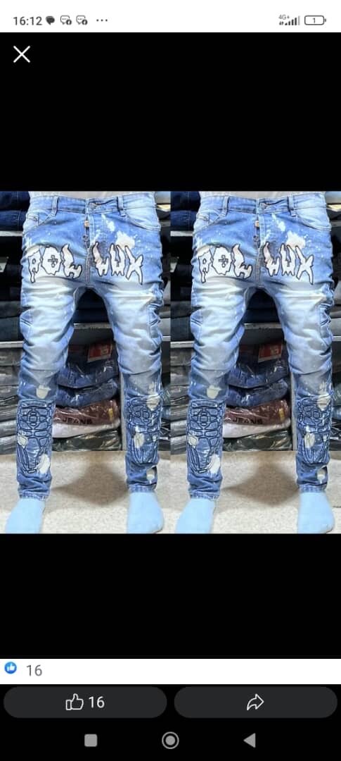 Jeans slim déchirés homme