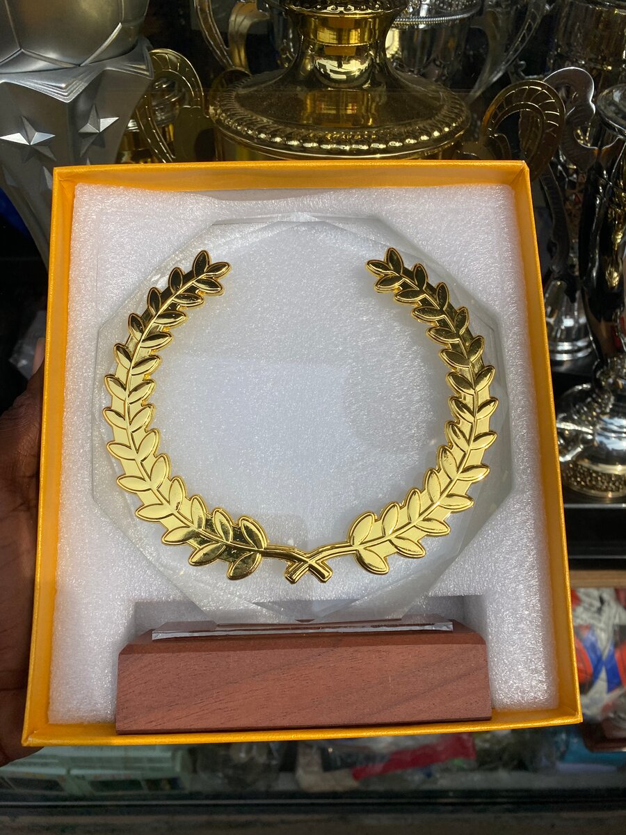 Trophée en vitres imprimable