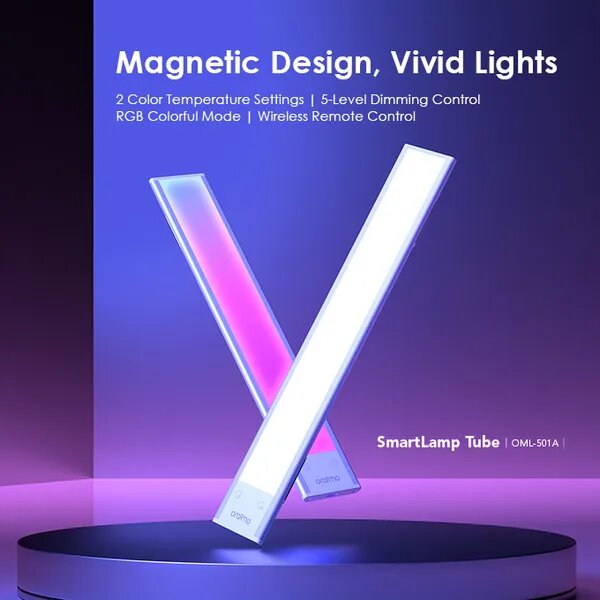 oraimo SmartLamp Tube RGB Magnetic Lights