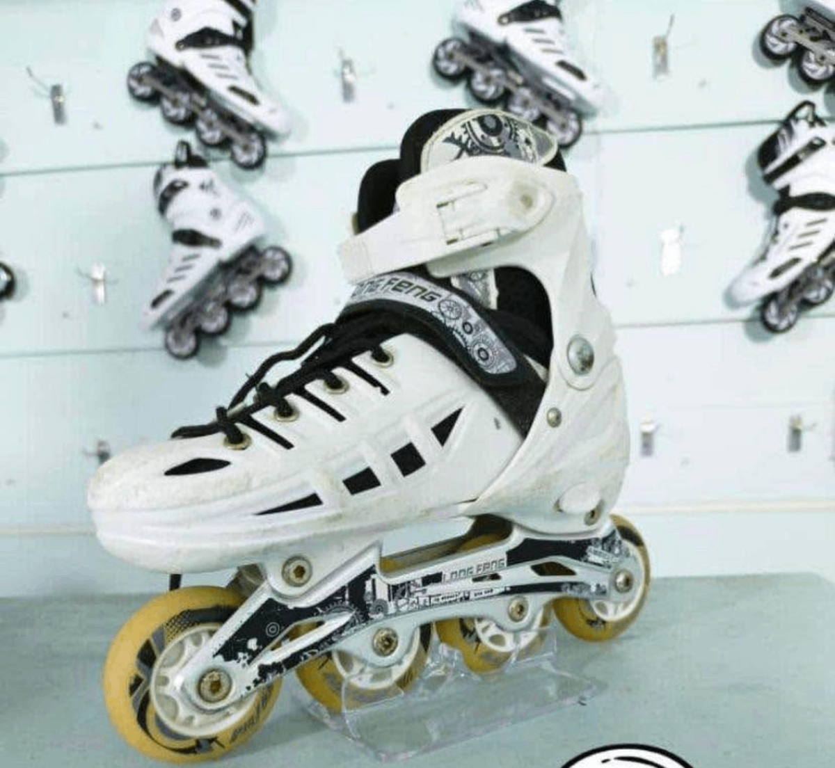 Rollers sport bleu et blanc