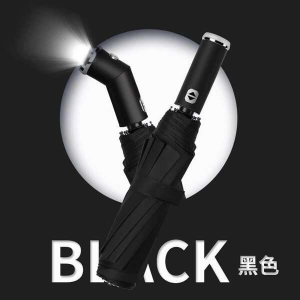 Parapluie automatique avec lampe LED