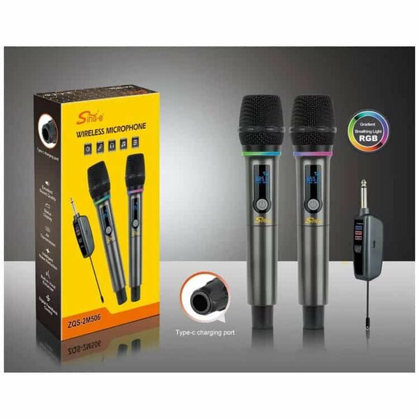 Microphone sans fil RGB