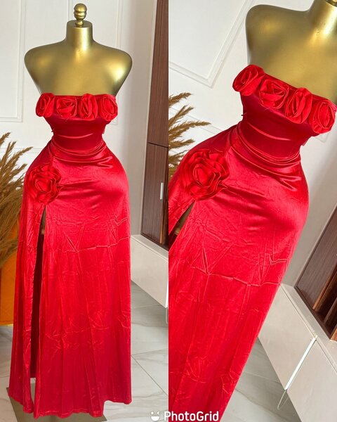 Robe élégante avec fente