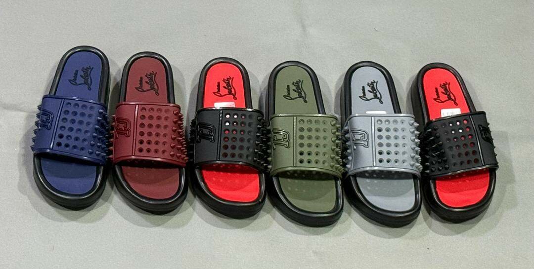 Tongs colorés unisexes