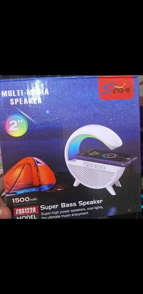 Enceinte Bluetooth LED 1500mAh