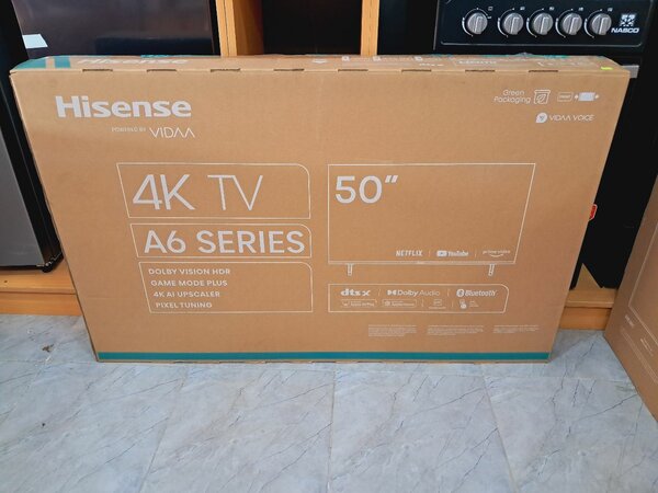 New Hisense 50 inch smart tv 4k