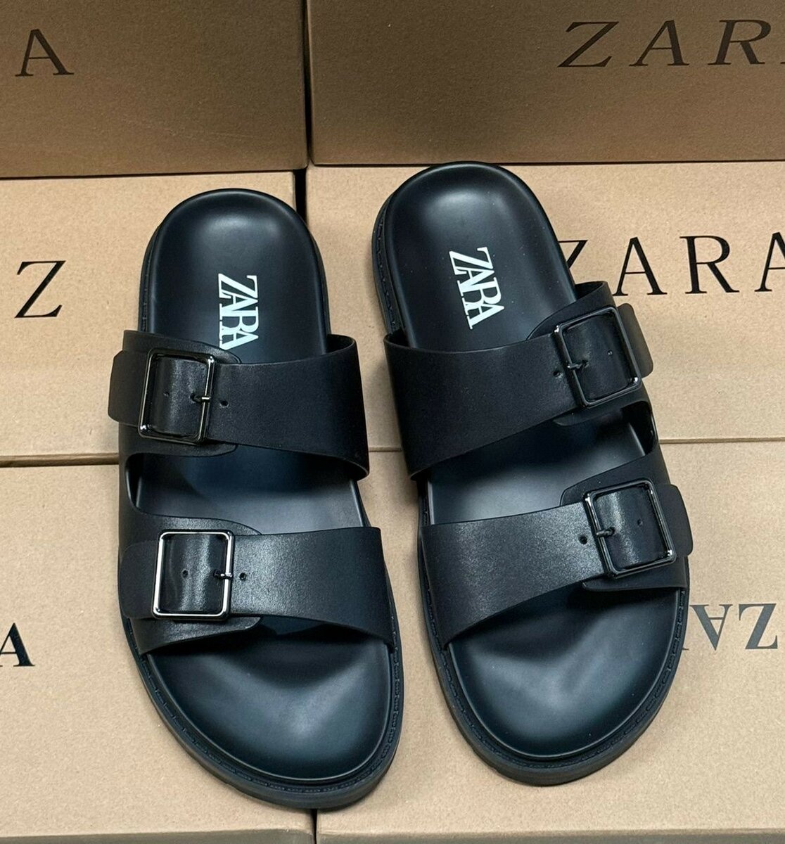 Zara Cuir Double Boucle