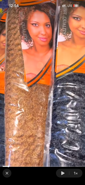 Paquet de cheveux bouclés