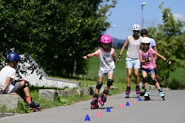 Roller enfants protection incluse