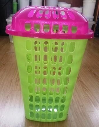 Panier à linge coloré 50L