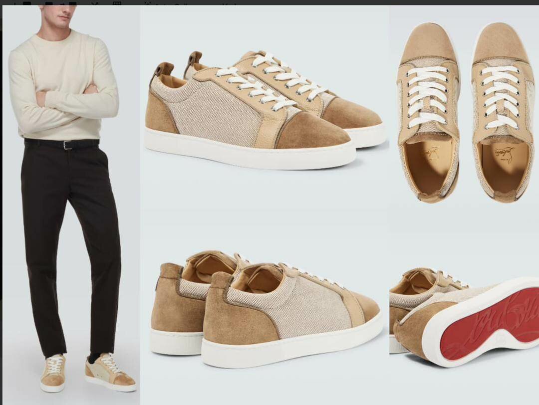Men's Casual Beige Sneakers