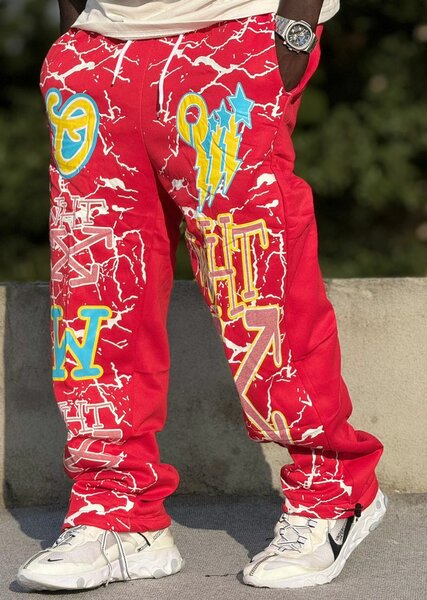 Pantalons de survêtement graffiti