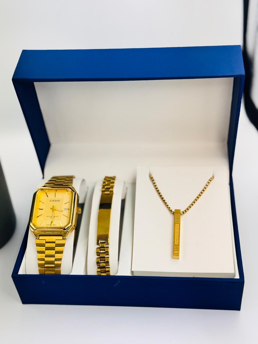 Ensemble Montre et Bijoux Homme