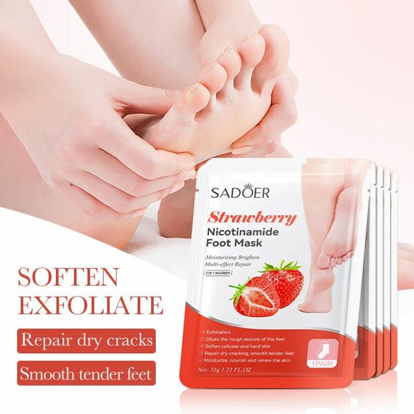 Foot exfoliating mask