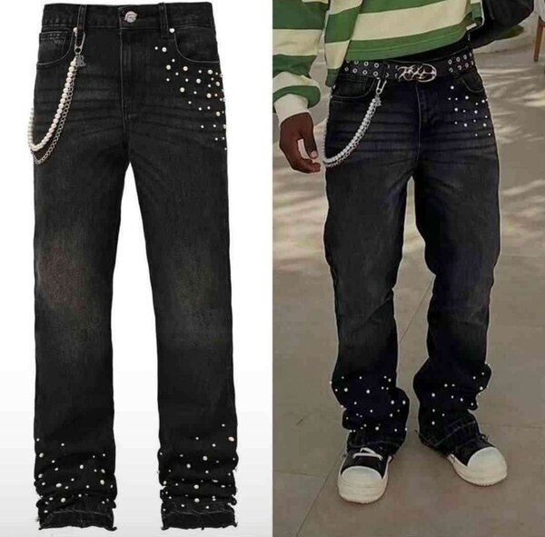 Jeans homme style streetwear