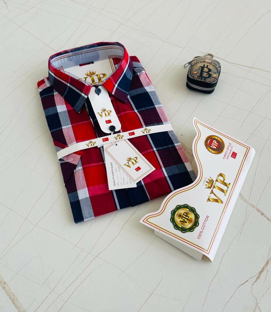 *VIP CHECK SHIRT SHORT SLEEVES