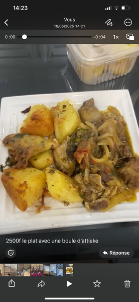 Porc et pomme de terre sautées