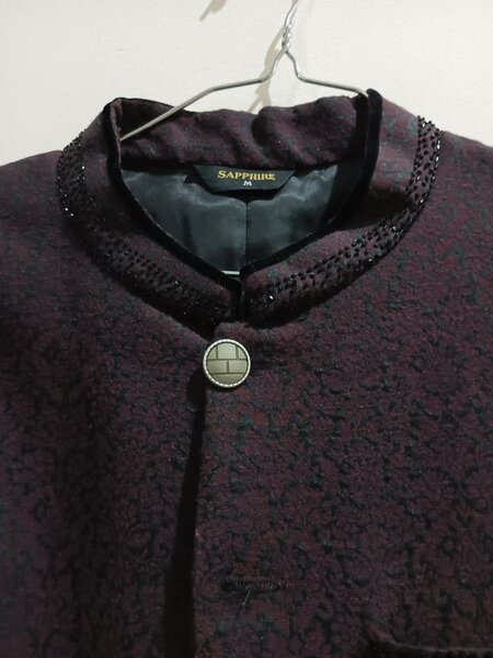 Saphire Sherwani marron