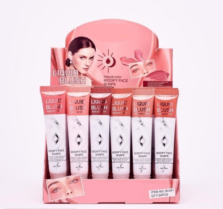 High Pigmented Liquid Blush on, Pack of 6