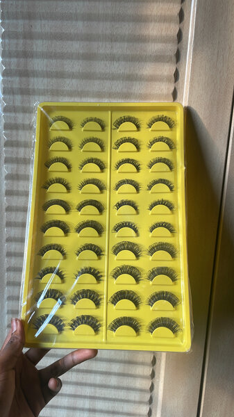 Set de cils réutilisables volumineux