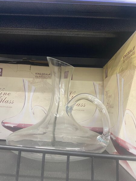 Carafe à Vin en Verre de Haut