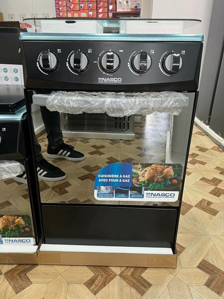 Gas cooker 4 burners with built in oven new