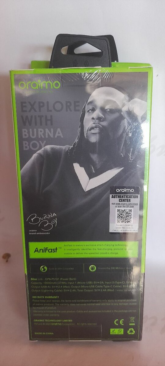 Oraimo Power Bank 10000mAh