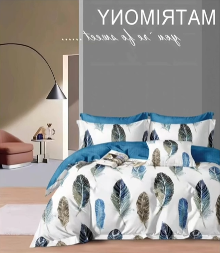 7pcs removable reversible duvet set