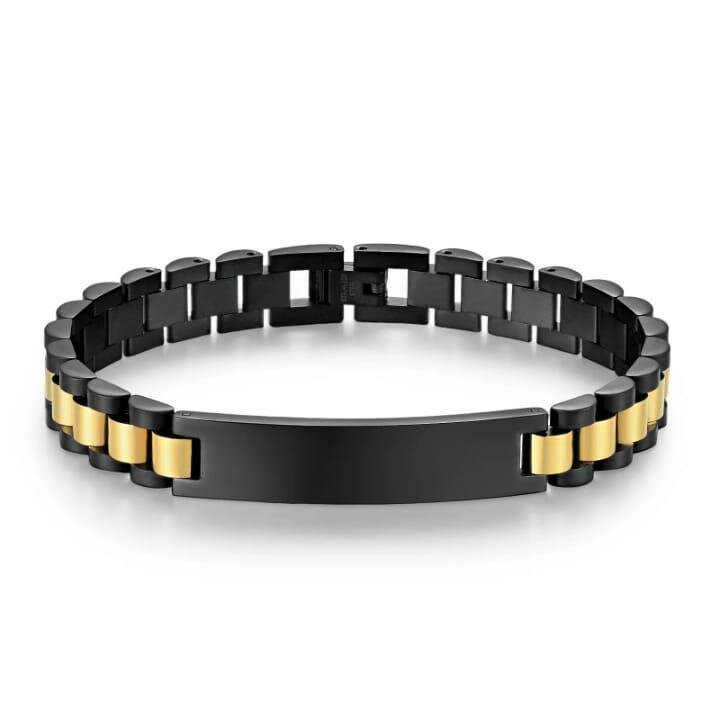 Bracelet magnétique en acier inoxydable