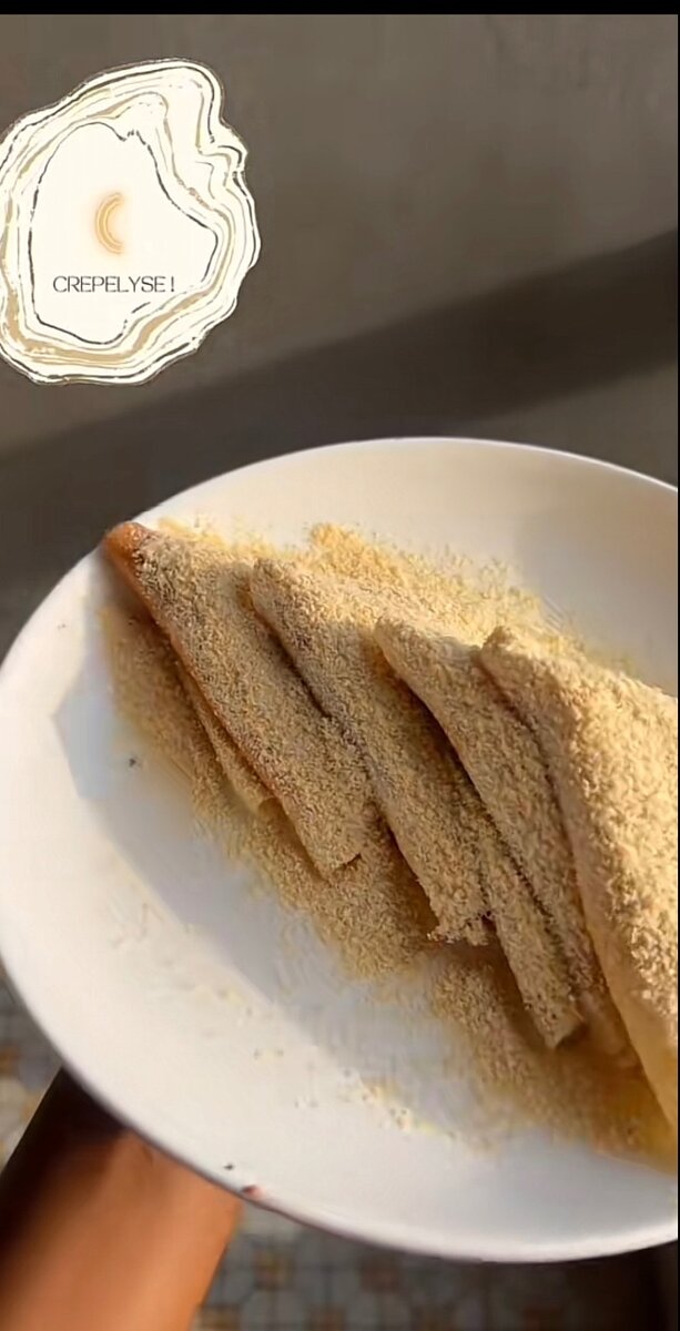 Crêpes nature au cerelac