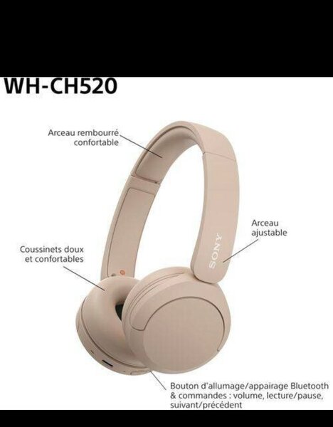 Casque Bluetooth Sony WH-CH520