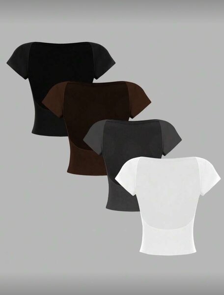 T-shirts Femme Épaule Dénudée