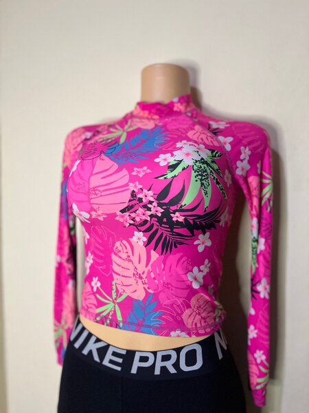 Haut de sport floral femme