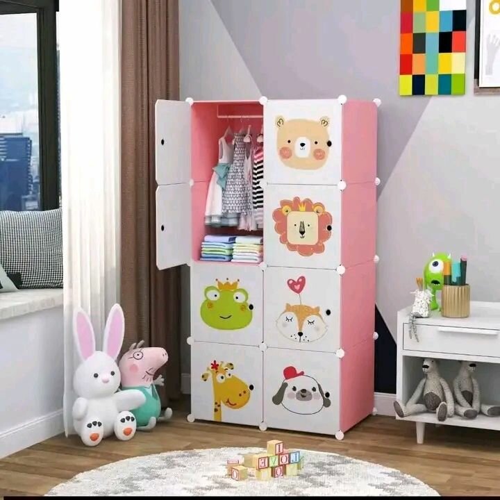 Rangement enfant avec motifs animaux