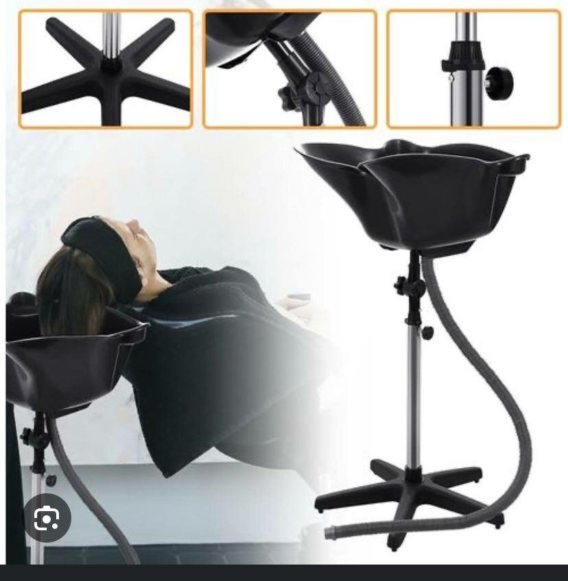 Lave cheveux sur pieds