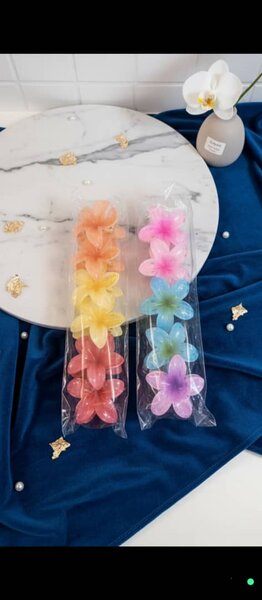 Épingles à cheveux fleurs colorées