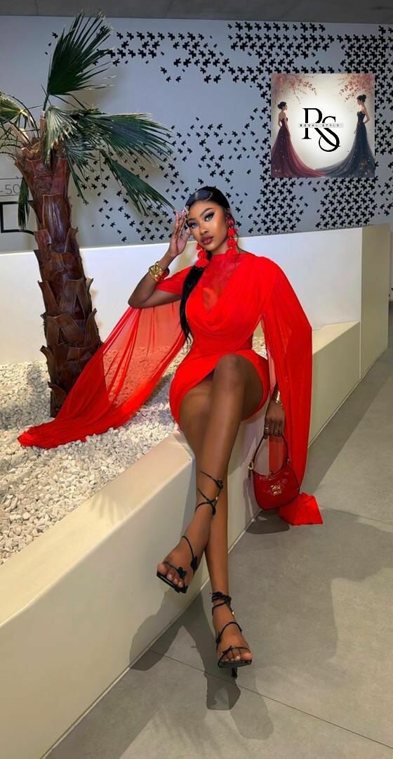 Robe rouge élégante pour femmes