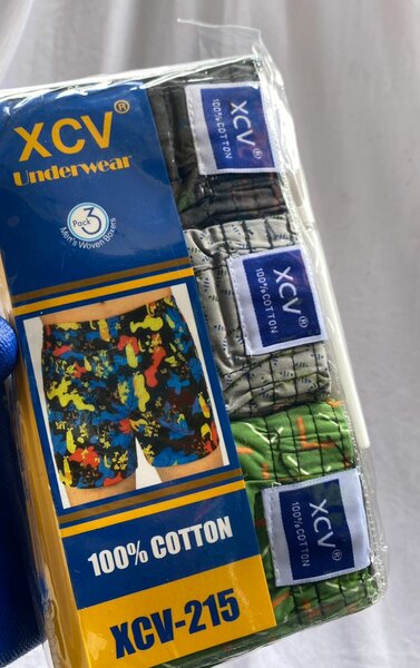 3pcsBoxers en coton pour homme