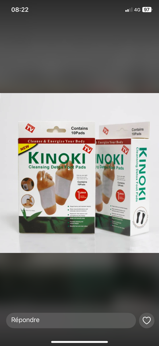 Kinoki Detox Patch Pieds - 10 Paires